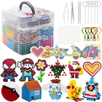 Pop‑Culture Fuse Beads 3D Craft Kit