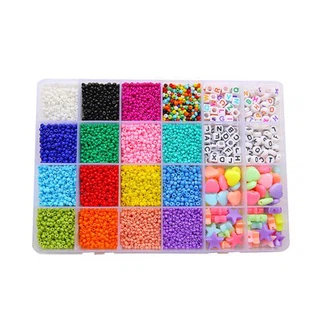 Rainbow Staklene perle